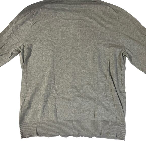 Old Navy Heather Gray XXL Pullover Sweater Long Sleeve Crew Neck Soft Cozy - Picture 6 of 6